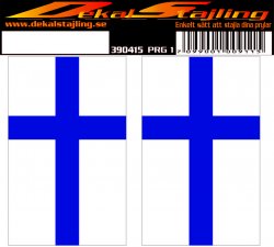 Finsk Flagga dekal