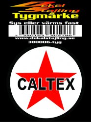Tygmärke Caltex