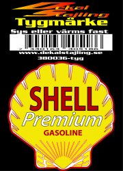 Tygmärke Shell