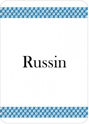 Etikett Russin