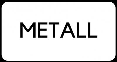 Etikett Pant Metall
